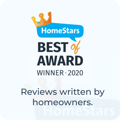 Homestars Best of Award Winner 2020 logo