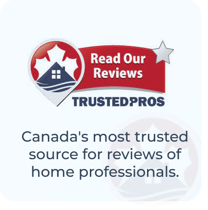 Rated and recommended TrustedPros badge